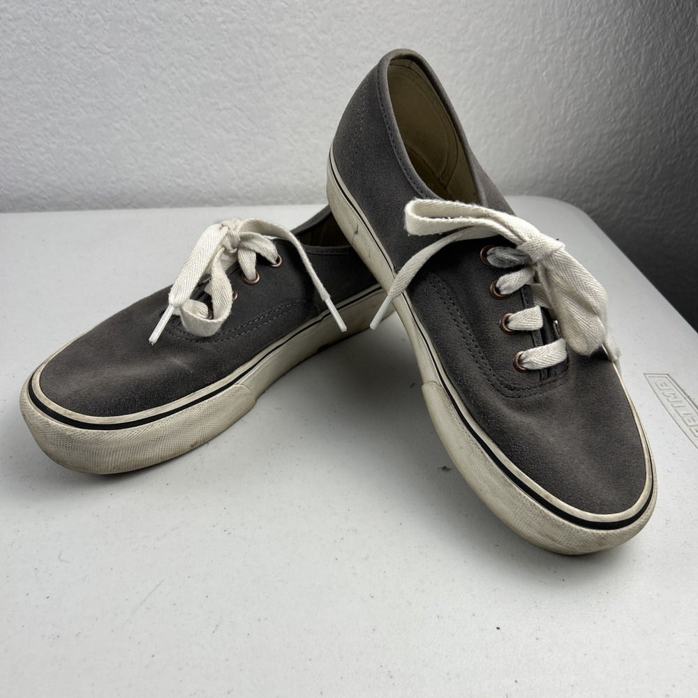 Vans Sneakers Shoes Women's Size 9 Men's 7.5 Gray Suede